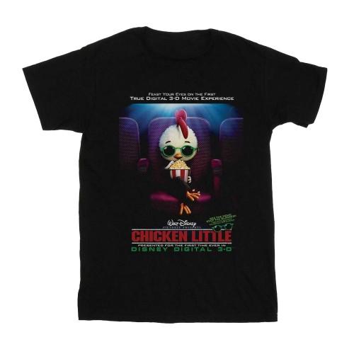 Chicken Little Mens Movie Poster Cotton 3D T-Shirt