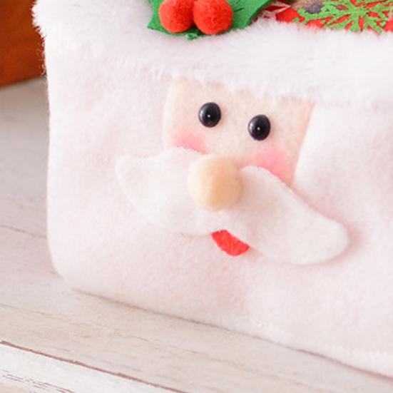 Taschentuchhalter in Schneemannform, weihnachtlicher Stil, visueller Effekt, Vliesstoff, kreativer Taschentuchhalter für Zuhause