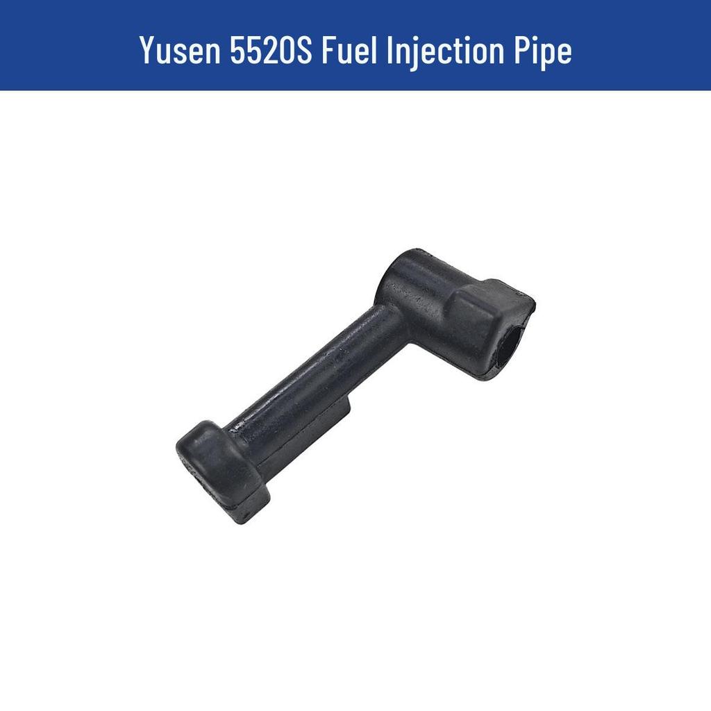 Yusen Chainsaw 5520 Parts: Cylinder, Carburetor, Clutch, Drive Disc, Pull Starter, Ignition Coil, Air Filter.
