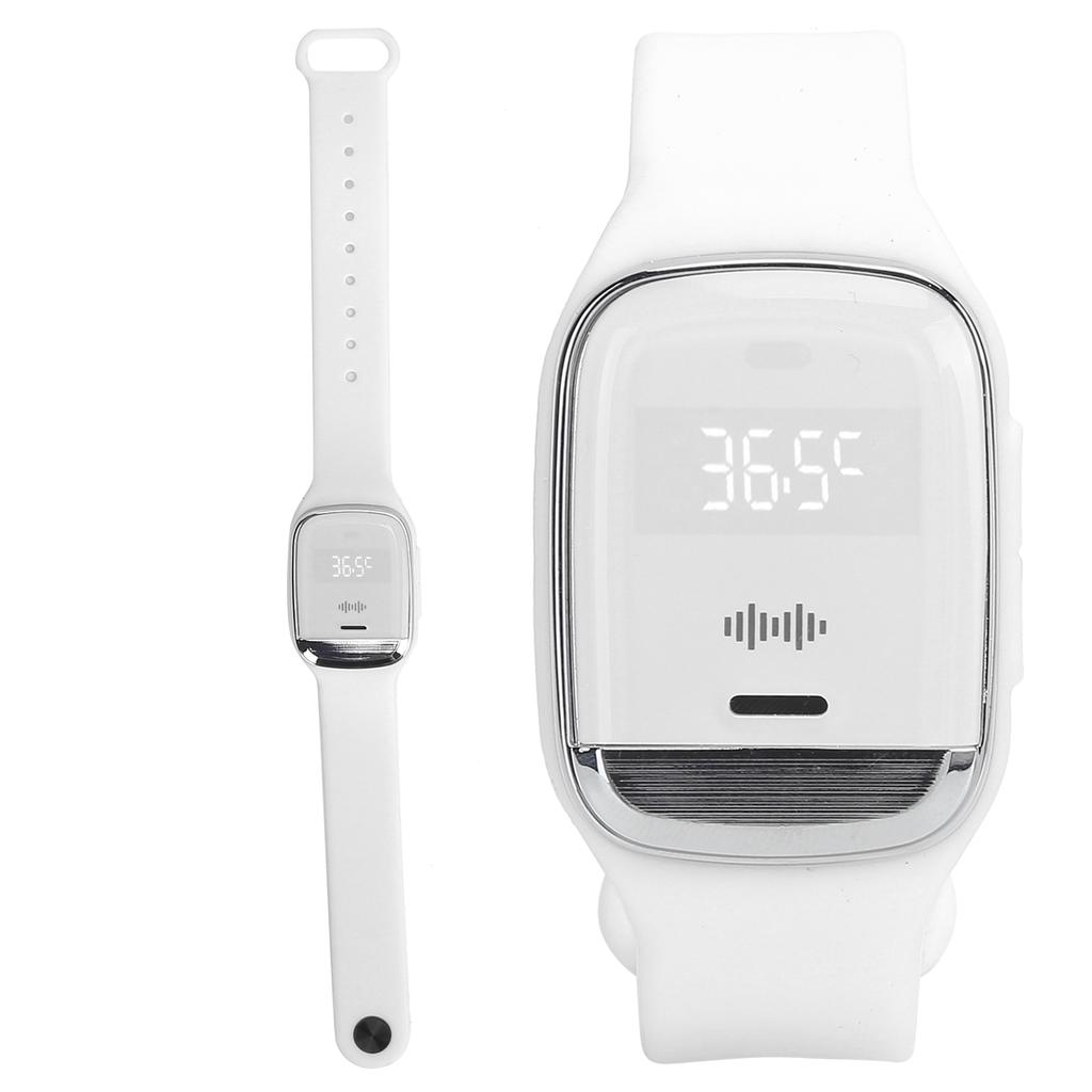 Outdoor Ultrasonic Mosquitoes Repeller Bracelet Portable Electronic Repellent WatchWhite
