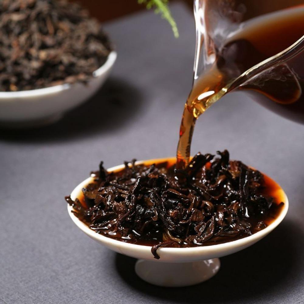 Pure Aroma Ripe Pu'er Tea Loose Leaf Menghai Premium Aged 5 Years  Puerh Tea