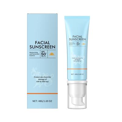 Refreshing Facial Sunscreen, UV Resistant, Moisturizing, Brightening, Isolating, High Against UV Rays, Facial Sunscreen.