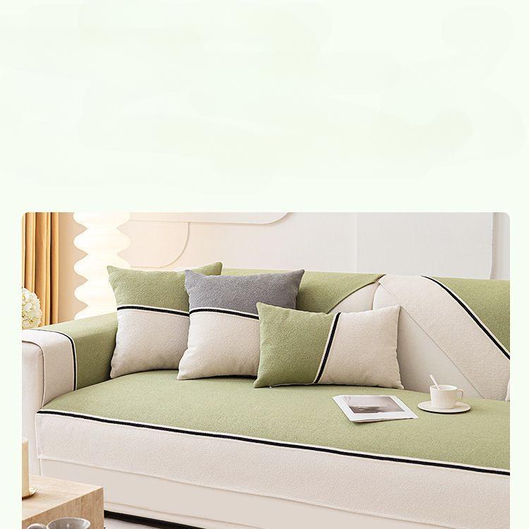 Simple Modern Sofa Cushion for All Seasons, Thickened Anti-slip Japanese Backrest Cover and Seat Cushion