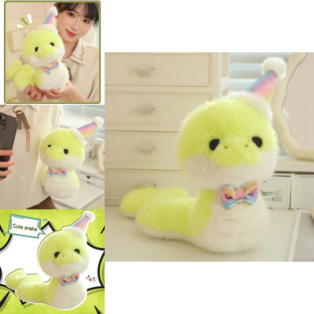 Niedliches Kreatives Geburtstags-Schlangen-Plüschtier Entzückende Weiche Schlangenpuppe Für Kinder Geschenk