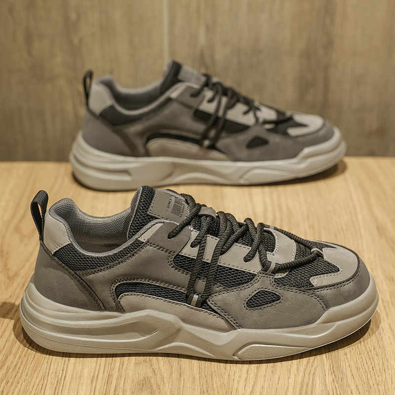 Plateau Parkour Luxusmarken Sneaker Bequeme flache Schuhe Sports Tennis Für Männer Laufschuhe Schuhwerk Täglich Echt