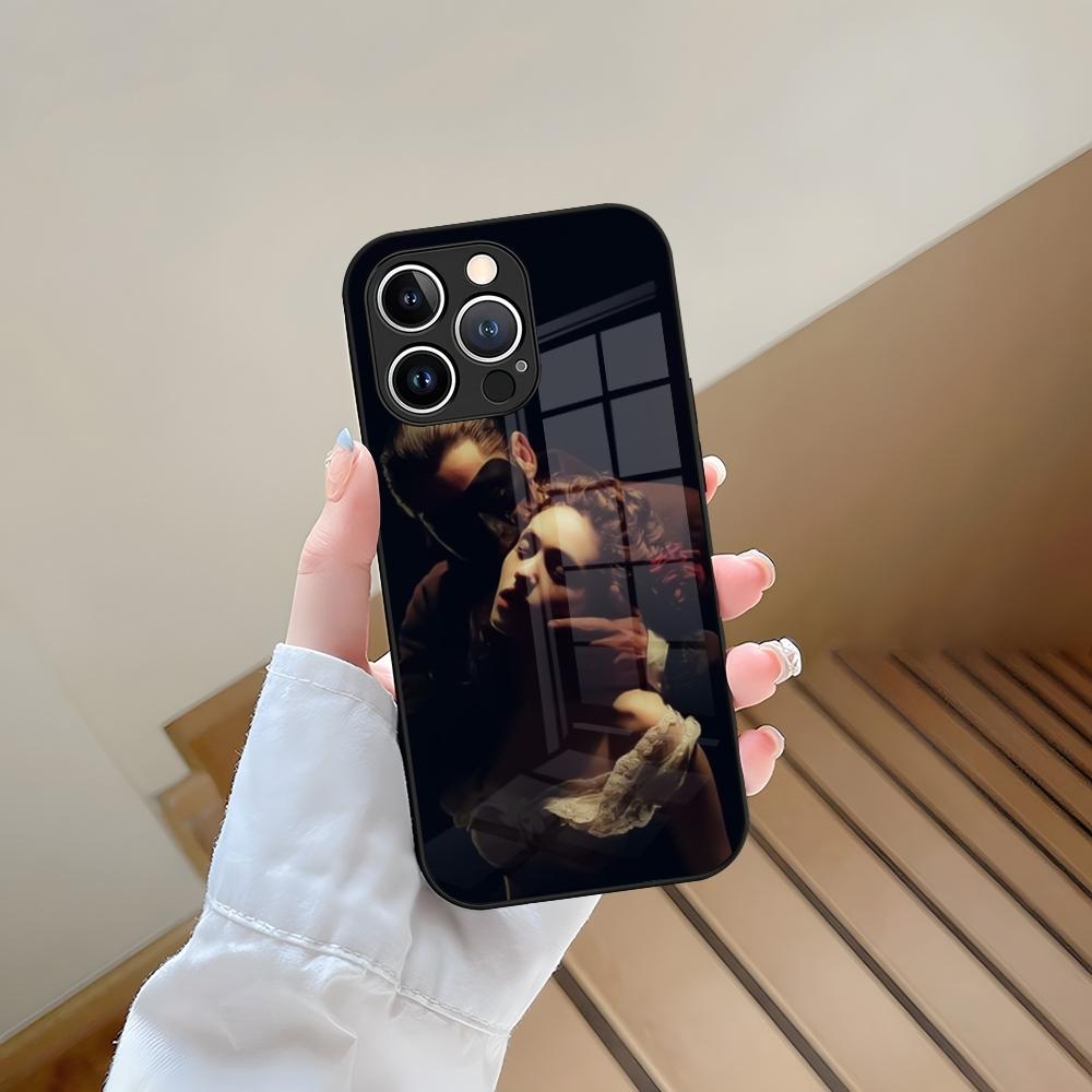 

Phone Case Tempered Glass For IPhone 13 17 15 16 14 12 11 Pro Max Plus Mini XR XS SE2020 Coque The Phantom Of The Opera iPhone 14