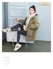 2024 Women's Mid-Length Down Cotton Jacket: Korean Style, Loose, Thick, Casual Winter Coat