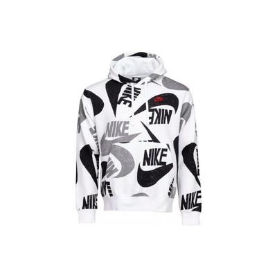 Nike Pullover Herren Weiß Mit Kapuze Moderat Regulär CJ6312-010