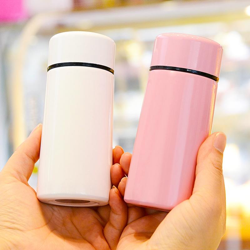 Mini Water Bottle 160ML Micro Vacuum Insulation Metal Thermos Bottle Leak Proof and Spill ProofSuitable for Beverages Coffee Tea