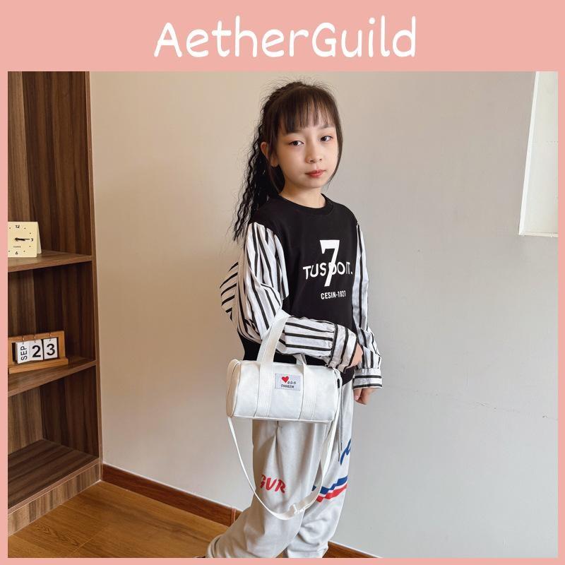 And Durable Stylish Unisex Kids Bucket Bag With Fun Letter Patches Ideal For Adventures Daily