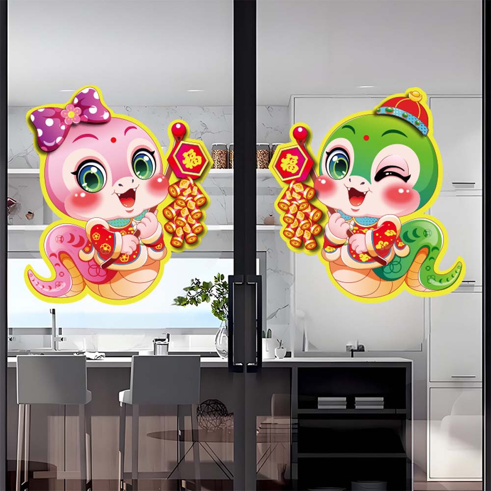 Door Couplet Chinese Door Stickers Chinese Ornaments Spring Festival Supplies Gate