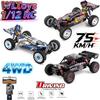 1/12 124017 Wltoys -V8 2.4G Coches RC de Carreras 4WD Motor sin Escobillas 75 Km/H Alta Velocidad Control Remoto Todoterreno Derrape Juguetes Para Adulto