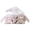 Cartoon Rabbit Plush Toy Keyring With Soft Polyester Material For Children