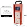 Compact Industrial Power Strip with RCD and Display for Construction Sites