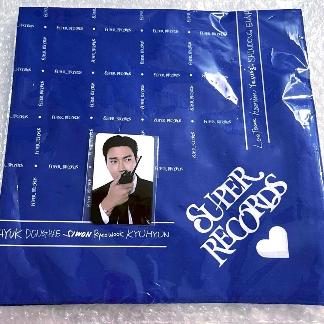 [USED] Super Junior SUPER RECORDS Bandana Photocard Siwon
