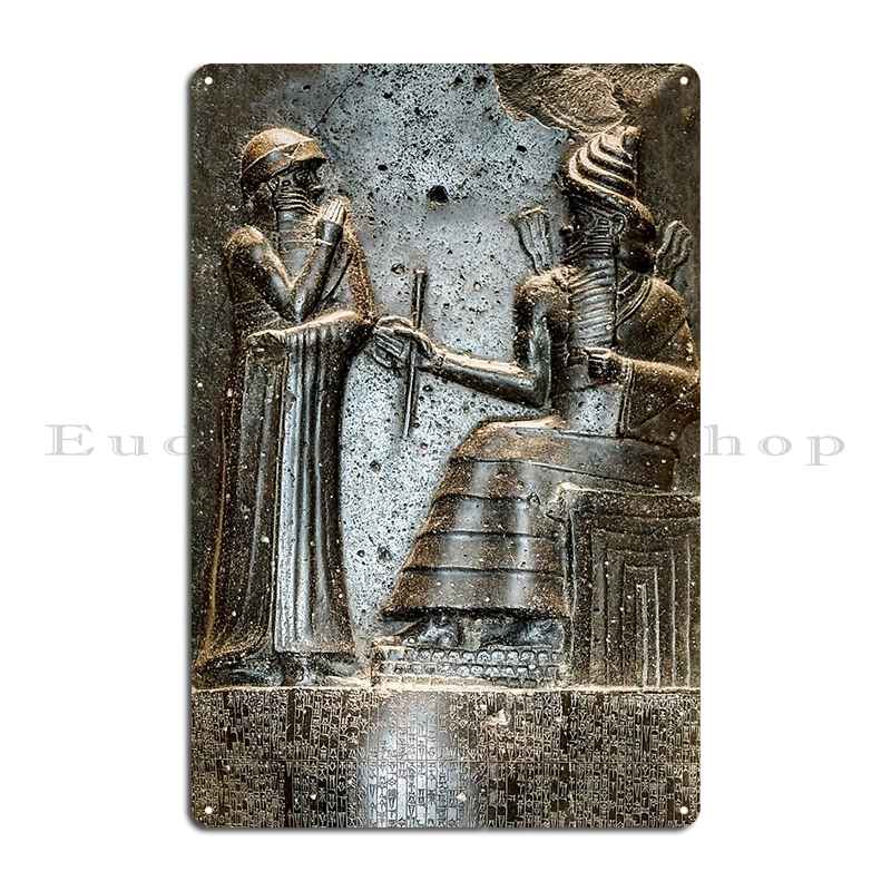 

Code Of Hammurabi 02 Metal Sign Living Room Create Garage Decoration Party Club Designs Tin Sign Poster 20x30cm（7.8x11.8inch）