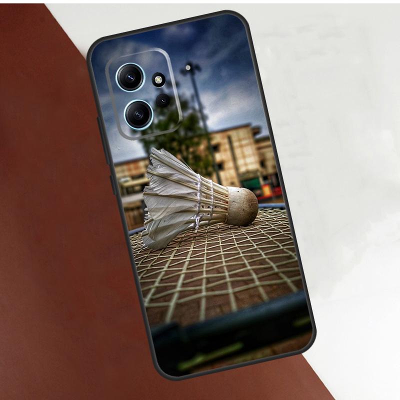 Badminton Sport Case For Xiaomi Redmi Note 12 Pro Plus Note 11 9 10 Pro 12S 11S 10S Redmi 12 9C 10C Cover