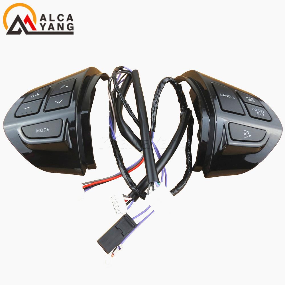 Car -styling buttons FOR Mitsubishi ASX Multi-function Car steering wheel control buttons with cables