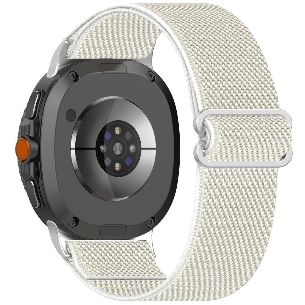 Nylon Uhrenarmband für Samsung Galaxy Watch8 44mm/40mm/Watch8 Classic 46mm Elastisches Armband