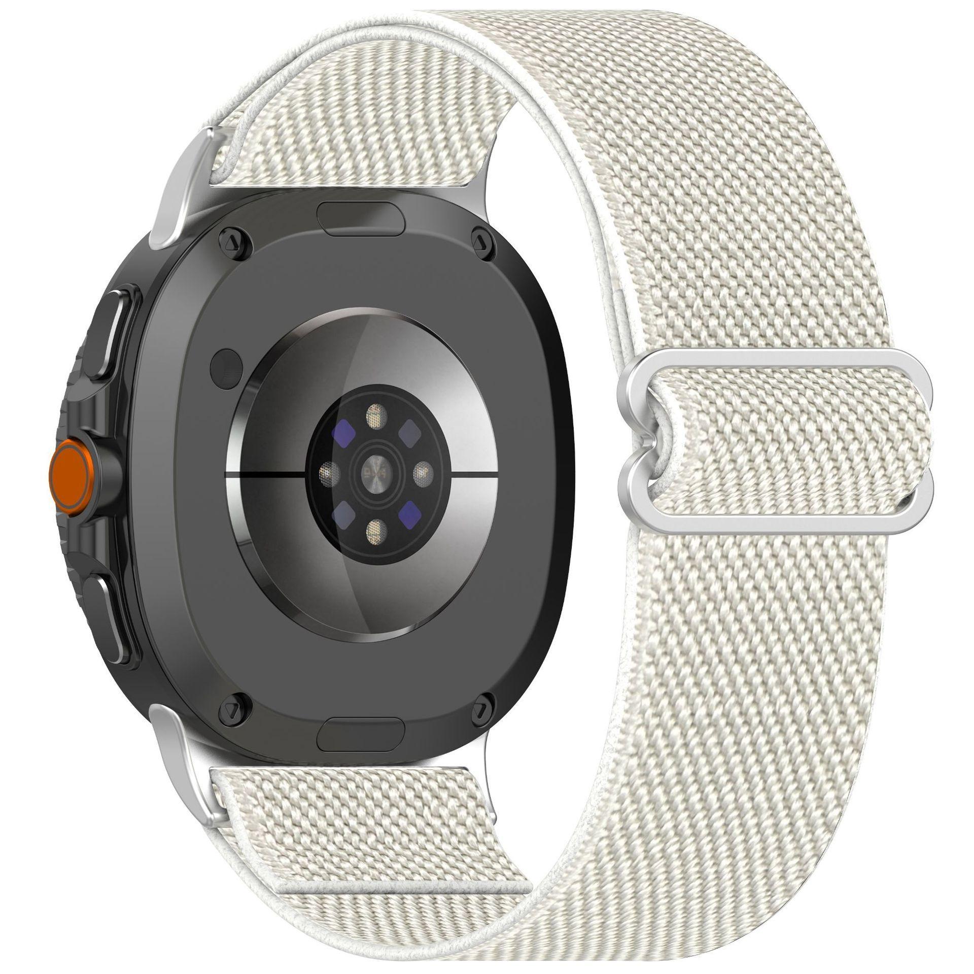 

Нейлоновий ремінець для годинника для Samsung Galaxy Watch8 44мм/40мм/Watch8 Classic 46мм Еластичний ремінець на зап ястя Starlight