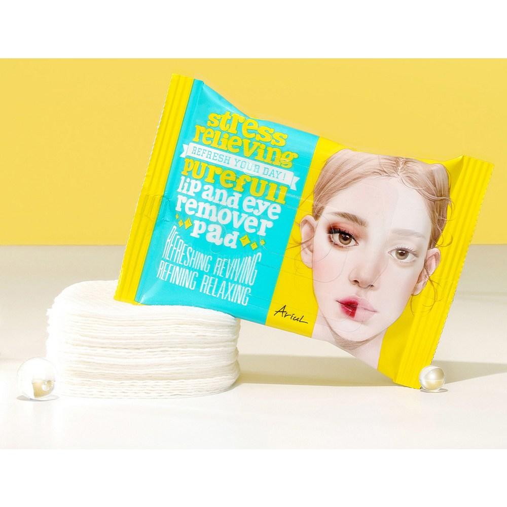 Arial Stress Relieving Lip & Eye Remover Pads 30p, 55g, 6 Stück