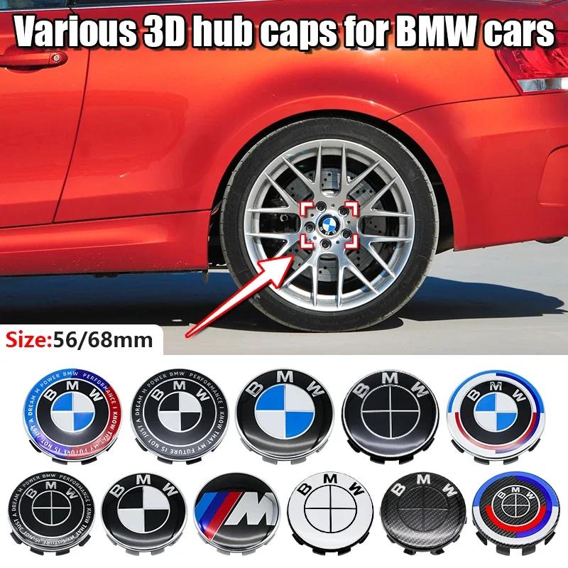 4Pcs/Set 56MM/68MM Car Styling Wheel Center Cap Hub Covers Badge Accessories For BMW M X1F48 X3E83 X1E84 E46 F20 G20 F91 F36 G22
