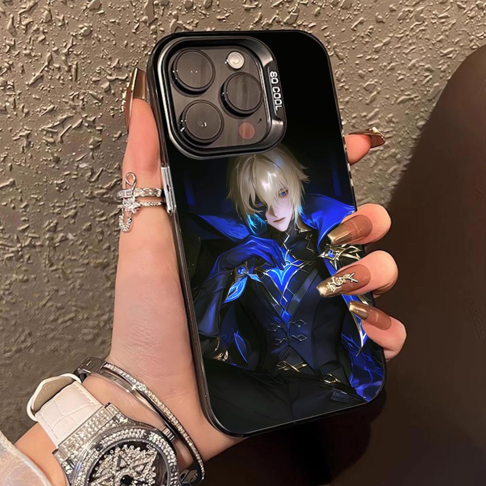 

Game GI Dainsleif Phone Case for iPhone 17 16 15 14 13 12 11 X XR XS Air Pro Max Plus Black Colorful Silver Cover iPhone X