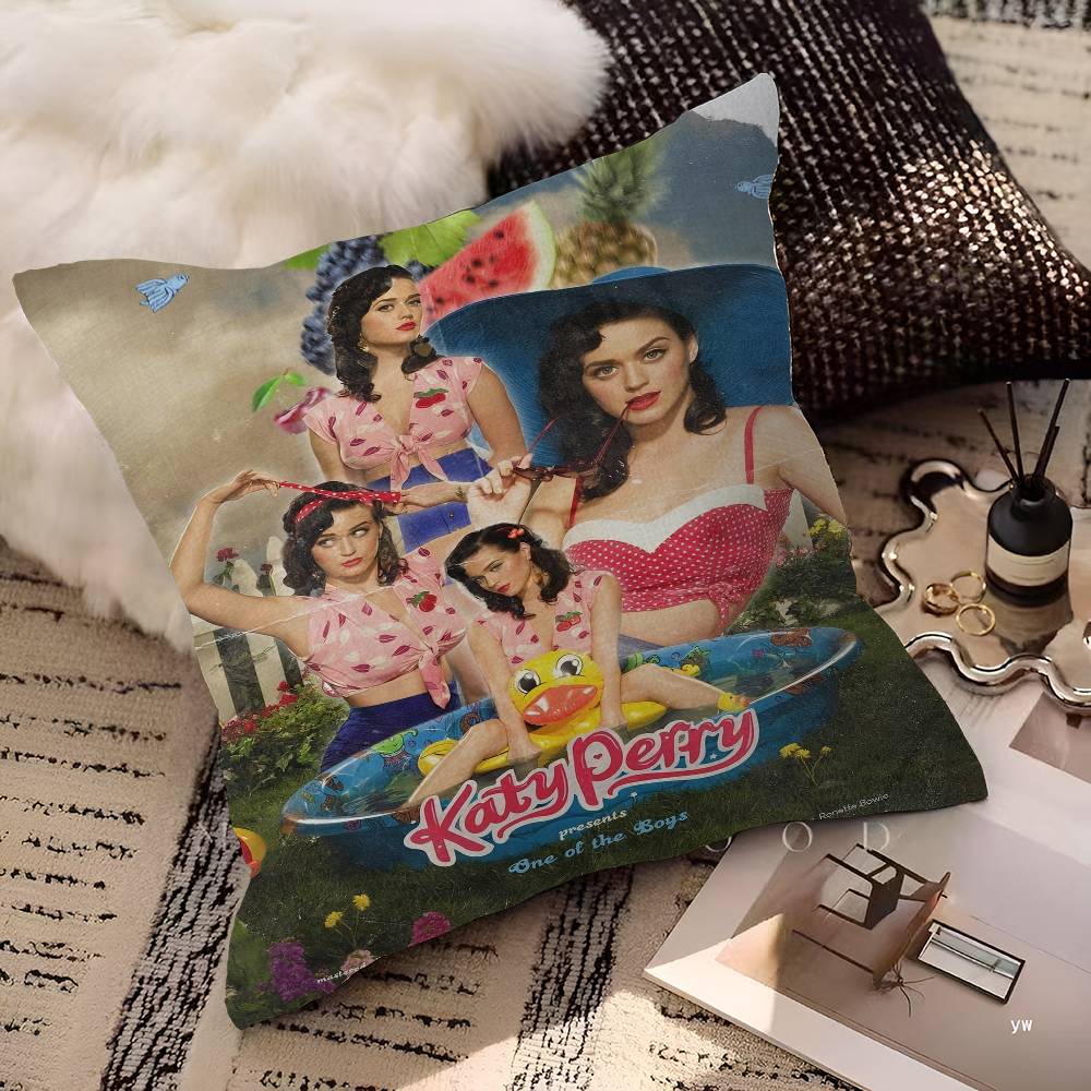 Singer K-Katy P-Perry Pillow Gifts Home Office Furnishings Bedroom Sofa Car Cushion Cover Case 45x45cm