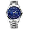Watch Couple, Simple Quartz Watch, Double Calendar Week Business Watch Watch Men'S Luminous Light