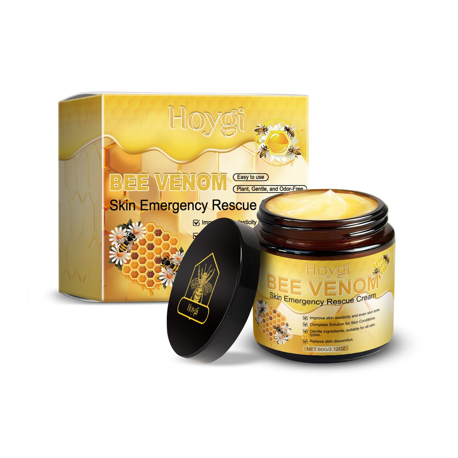 

Bee Venom Cream Relieves Redness Repair Damage Skin Strengthens Skin Barrier Deep Moisturizing Skin Care Nourishing Body Cream 60g