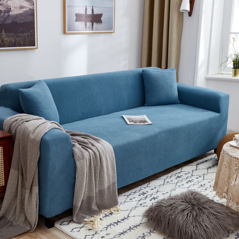 Adjustable Elastic Sofa Cover Armchair Protector Corner L Shape Stretch Slipcovers Couch Cover 1/2/3/4/5 Seater  For Living Room