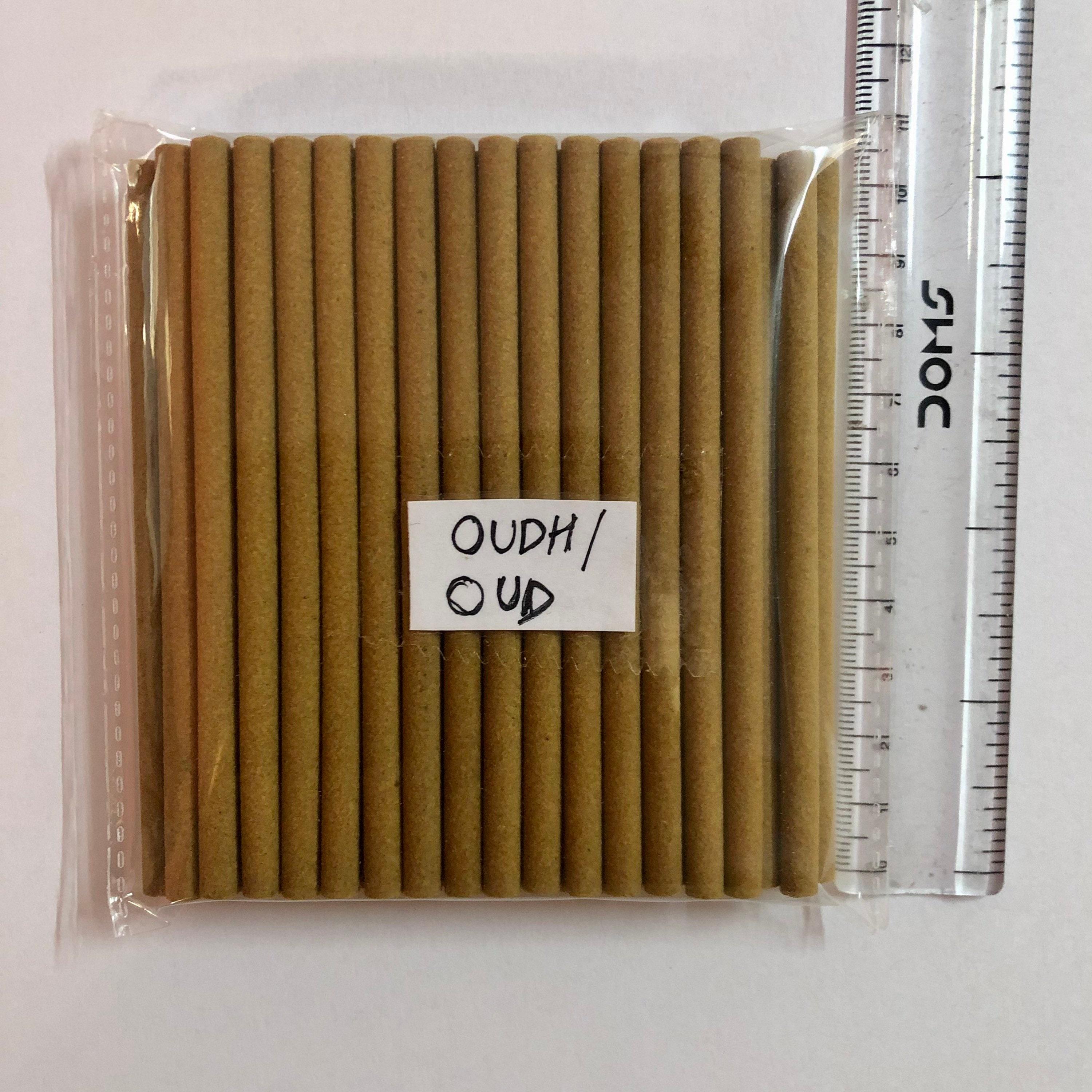 Indian OUDH OUD Agarwood DHOOP Incense Sticks 45-50 pc Meditation Puja Yoga- traditionally hand rolled Free Ship Pack of 1