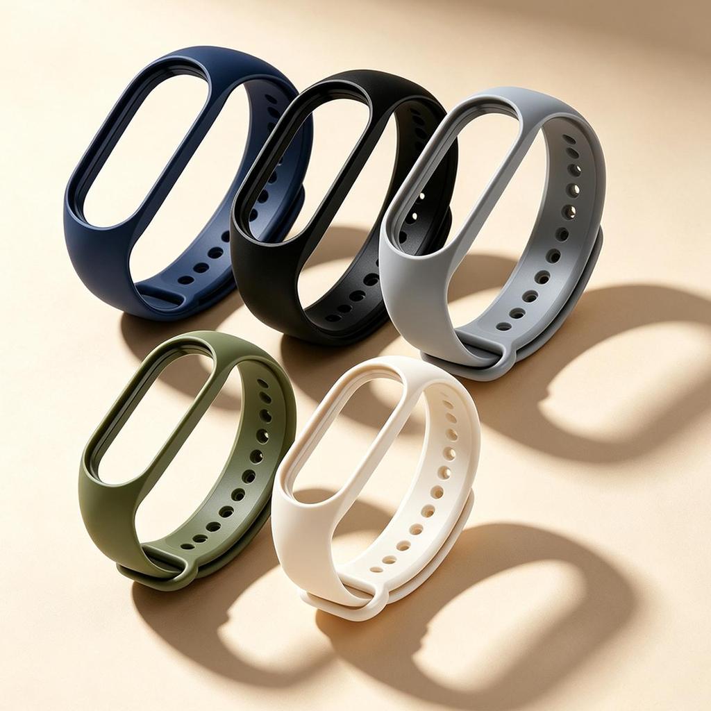 Mi Band için bilezik 6 5 4 3 Spor Kayış İzle Silikon Bilek Kayışı Bilezik Aksesuarları