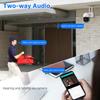 8MP Wireless Monitoring Camera Dual Lens Wall Mount Smart WiFi Camera IP66 2 Way Talk Motion Detection Wireless Security Camera
