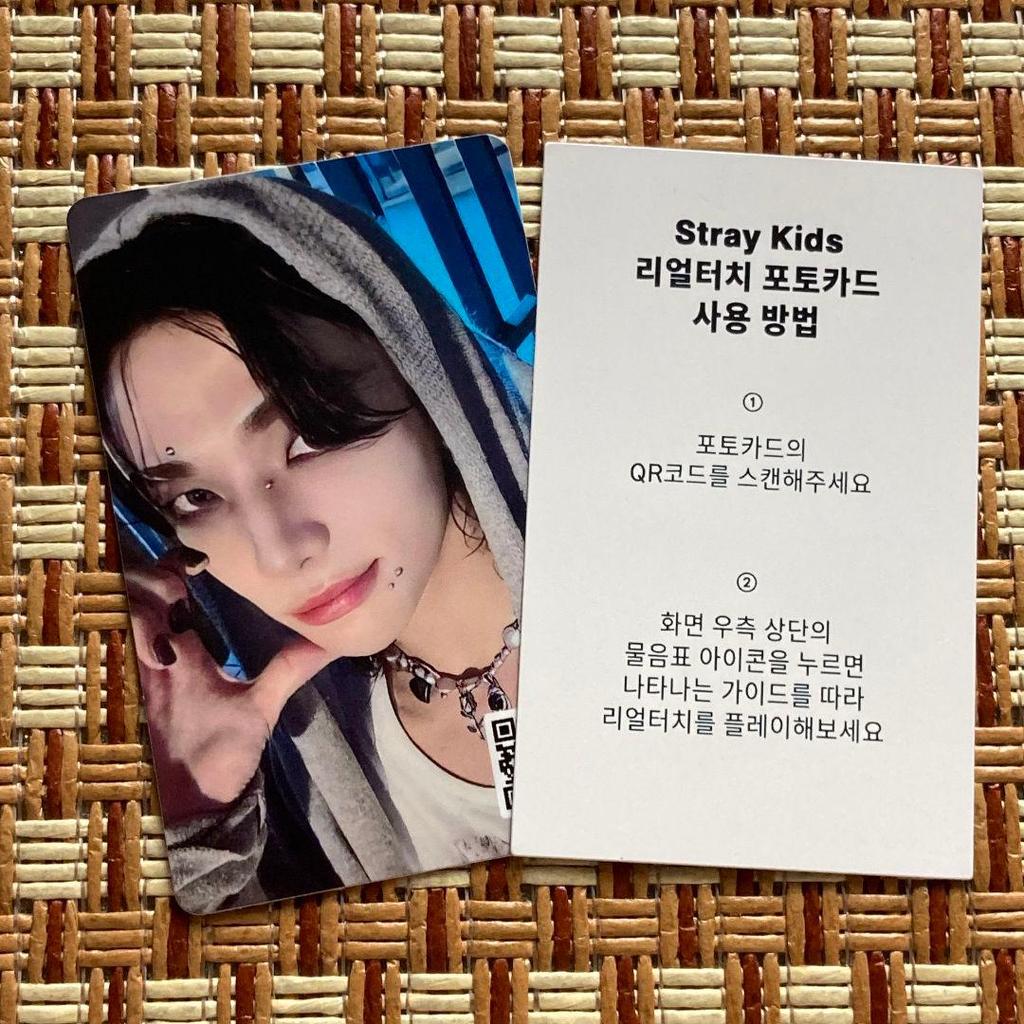 [USED] StrayKids Hyunjin HOP QR Bonus Pop-up Trading Card