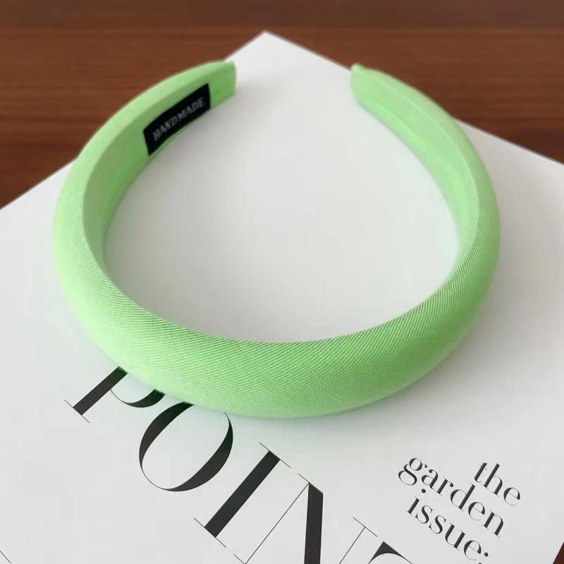 Korean Women's Autumn & Winter Face Wash Headband - High Skull Sponge Fabric, Simple Hair Accessories, Hairpin DIY