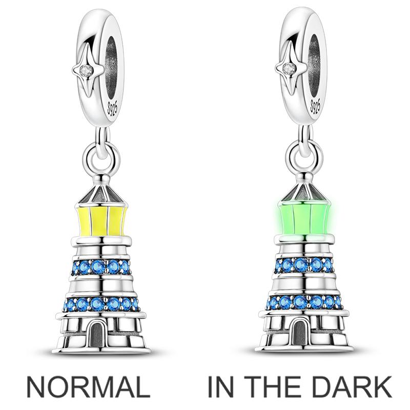 

Golden Angel Virgin Mary Charms Bead 925 Silver Inlaid Zircon Puppy Pendants Fit Bracelet DIY Jewelry Gift