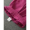 Pure Cotton Spring and Autumn Style Pitaya Color Casual Sports Pants