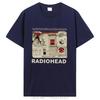 Radiohead T Shirt Vintage Hip Hop Rock Band Tshirt Unisex Music Fans Funny Prints Unisexs Short Sleeve  Cotton Harajuku Tees