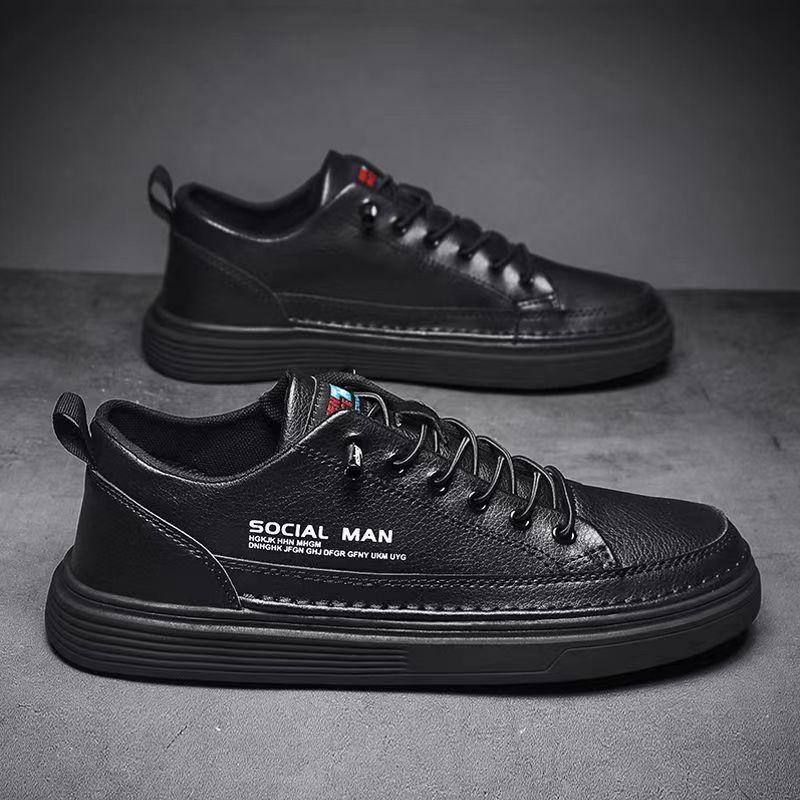 

Men s shoes 2025 new business men s casual leather shoes men s fashion thin versatile lazy one-pedal board shoes 44