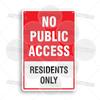 Private Property Waring Metal Sign No Trespassing Do Not Knock No Public Access Stop Boundary Line Private Restricted Road