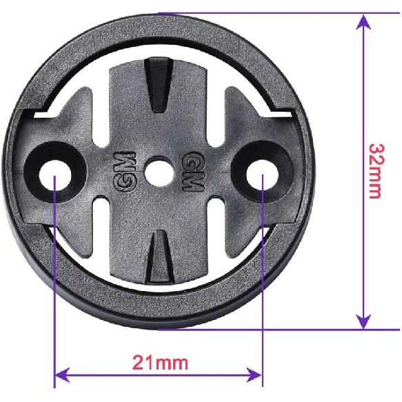 Bicycle Computer Mount Co-Polymer Insert Adapter Replacement for Out Front Bike Mount