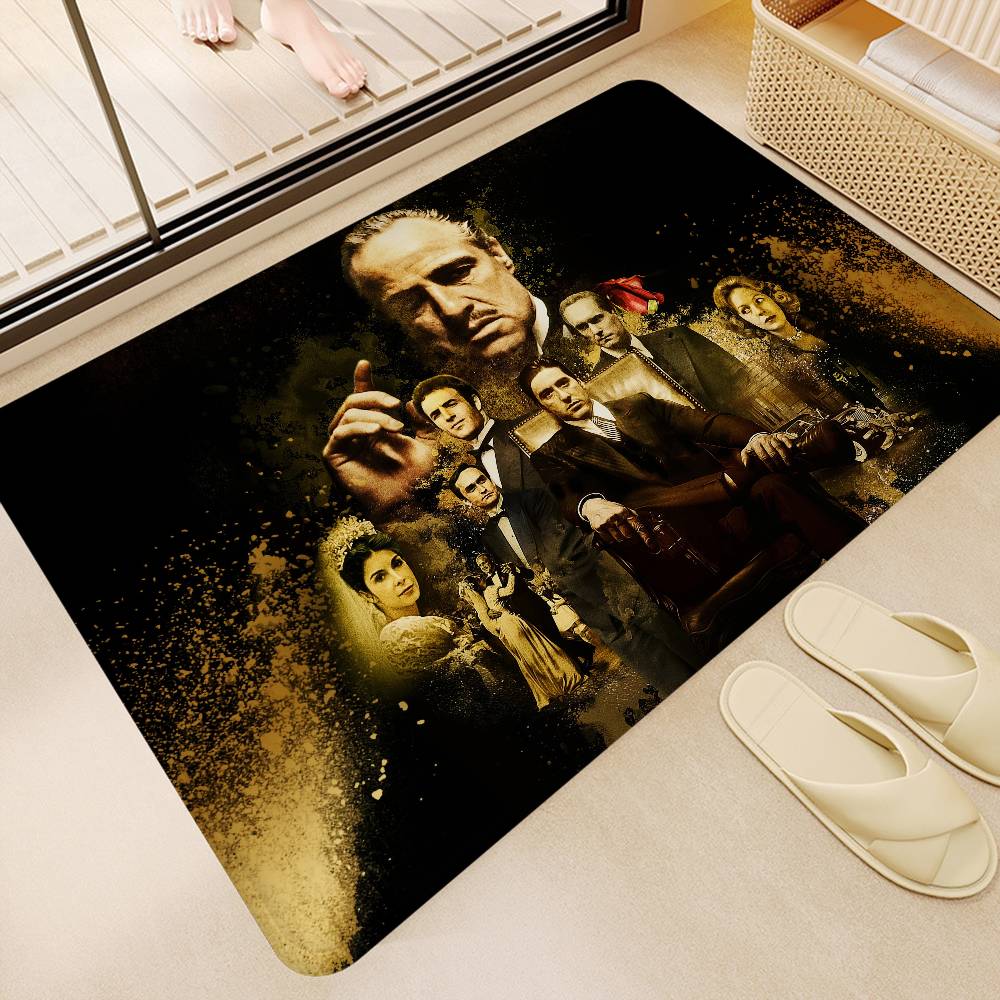 Tappetini da Pavimento Gangster Movie The G-Godfather Antiscivolo Assorbi Acqua Cuscino a Striscia Lunga Tappetino per Camera da Letto Tappeti per la Casa