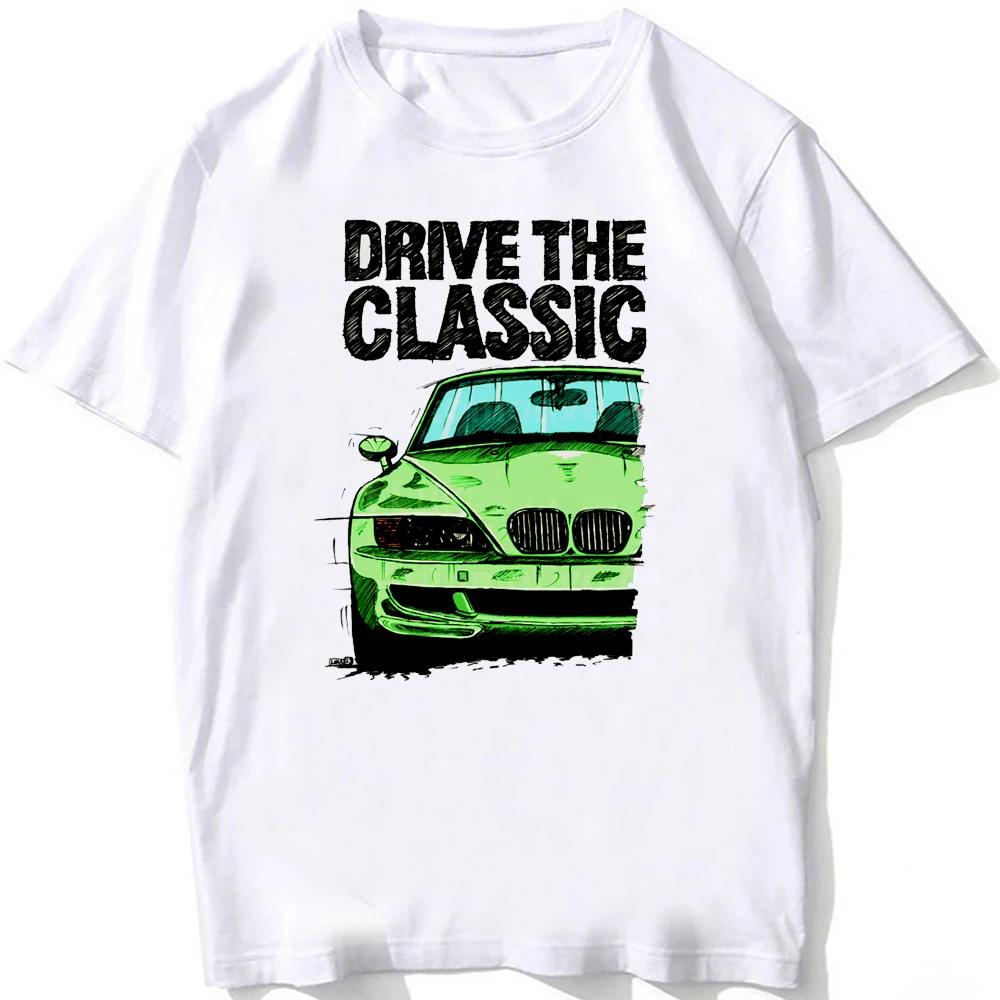New Summer Men Short Sleeve Drive The Classic Z3 M Coupe Sport T-Shirt Hip Hop Boy Casual White Tees 90's Harajuku Tops