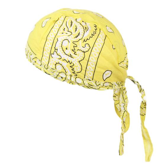 Baumwolle Herren Damen Piraten Radmütze Fahrrad Stirnband Hut Bandana Kopftuch