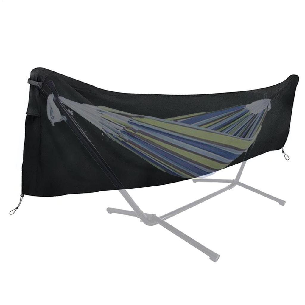 Hammock Rain Cover 420D Oxford Heavy Duty Hammock Stand Cover Waterproof Dustproof UV Protection Outdoor Swing Chair Cover