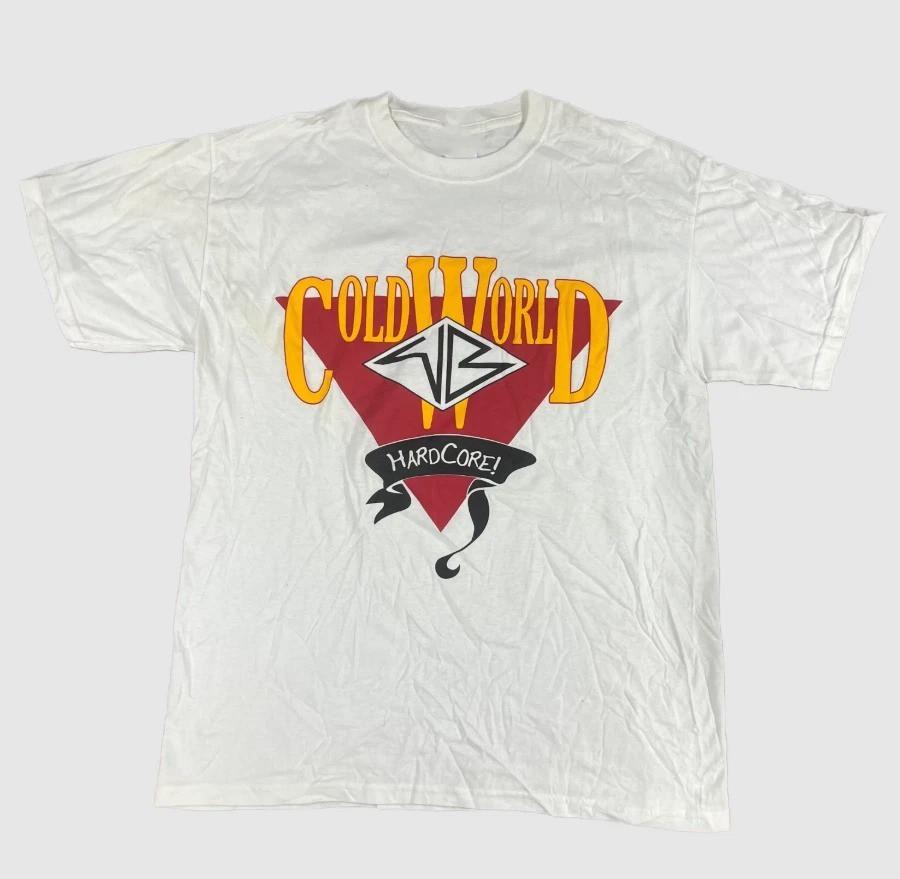 Cold World Hardcore Reprint T-Shirt Size MI937 S