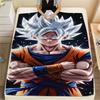 Dragon Ball Charaktere Druck Flanelldecke, Hohe Qualität, Bequem für Alle Jahreszeiten, Heimdekoration, Wärme und Komfort, Perfekt für Weihnachtsgeschenke