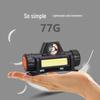 USB Rechargeable COB Headlamp: High/Low Beams, Magnetic Mount, Ideal for Camping, Hiking, and Night Fishing.