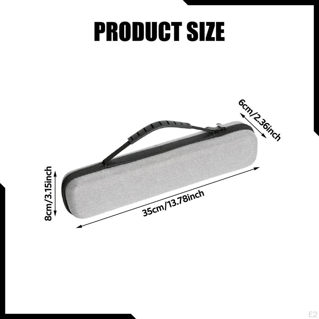 Reiseetui aus Eisen Tragetasche für Glätteisen Zubehör Vielseitiger Behälter Professionell